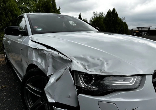 Audi A5 cena 59999 przebieg: 266182, rok produkcji 2016 z Gostyń małe 667